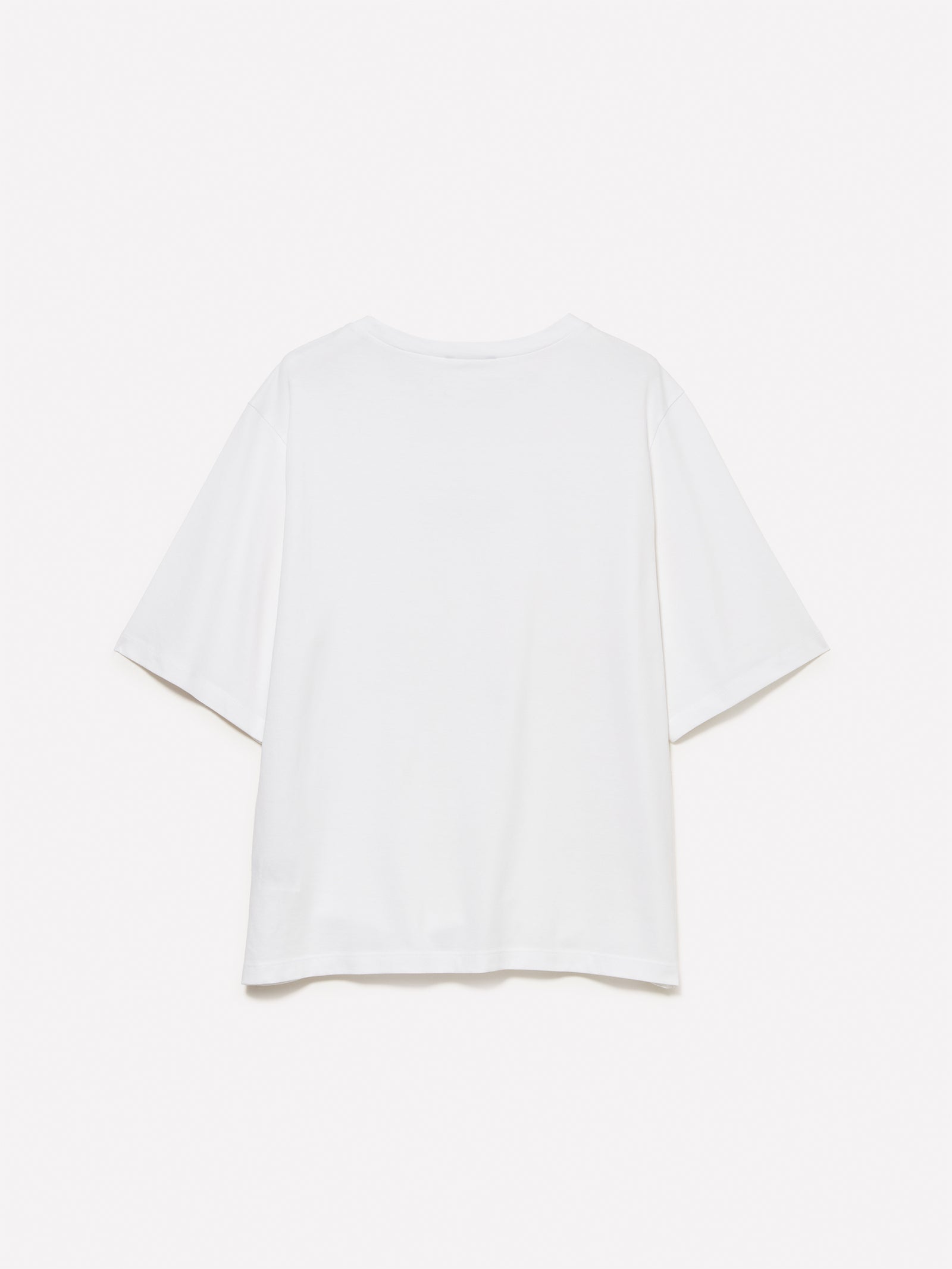 T-shirt con stampa lettering da donna bianco 2 | Sisley Outlet