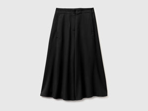 Pantaloni ampi cropped