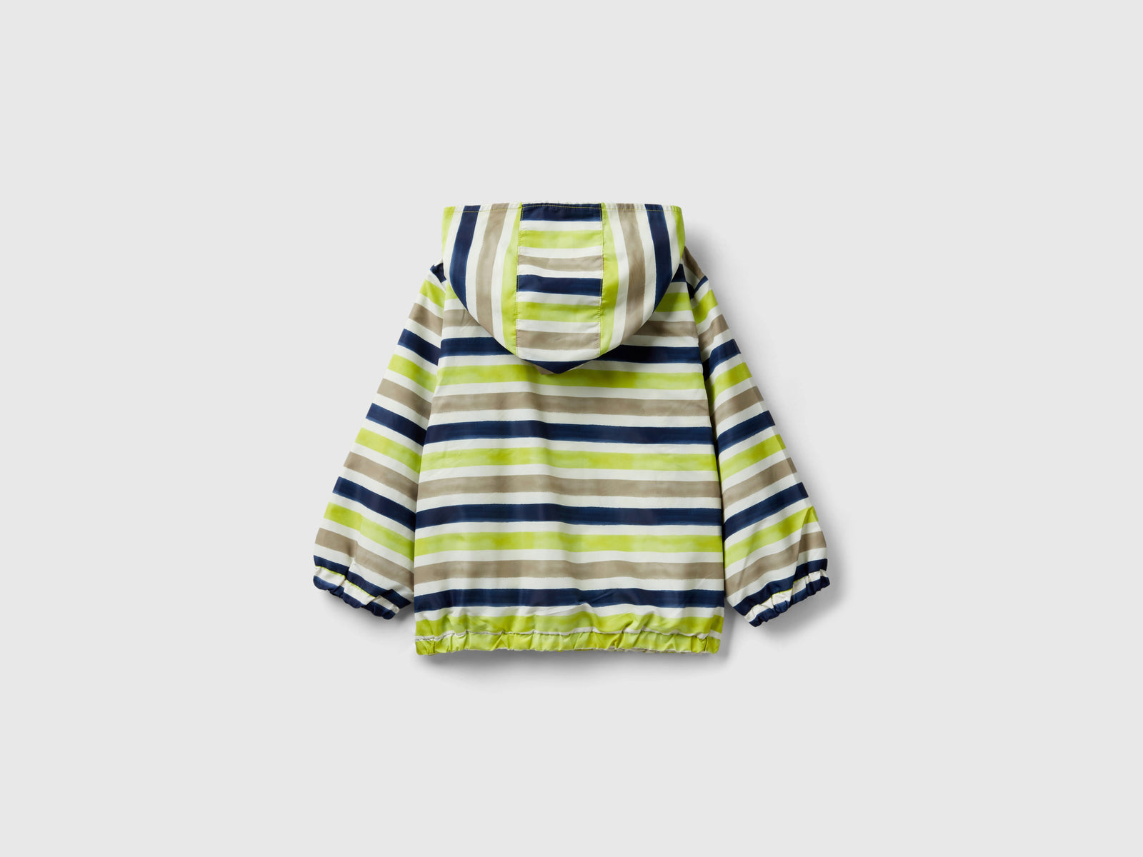 Giubbino leggero con cappuccio da bimbo multi-color 2 | Benetton Outlet