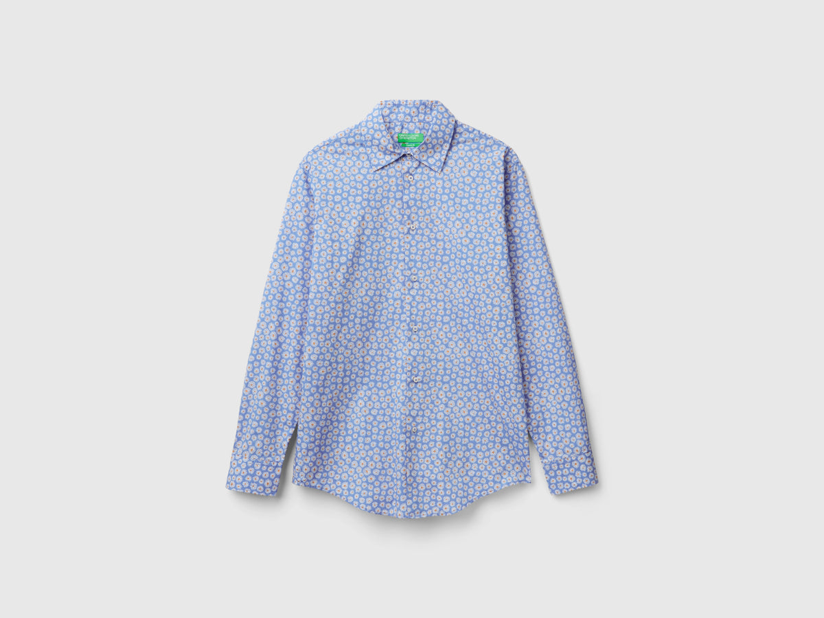 Camicia regular fit stampa fantasia