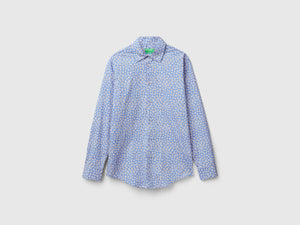 Camicia regular fit stampa fantasia