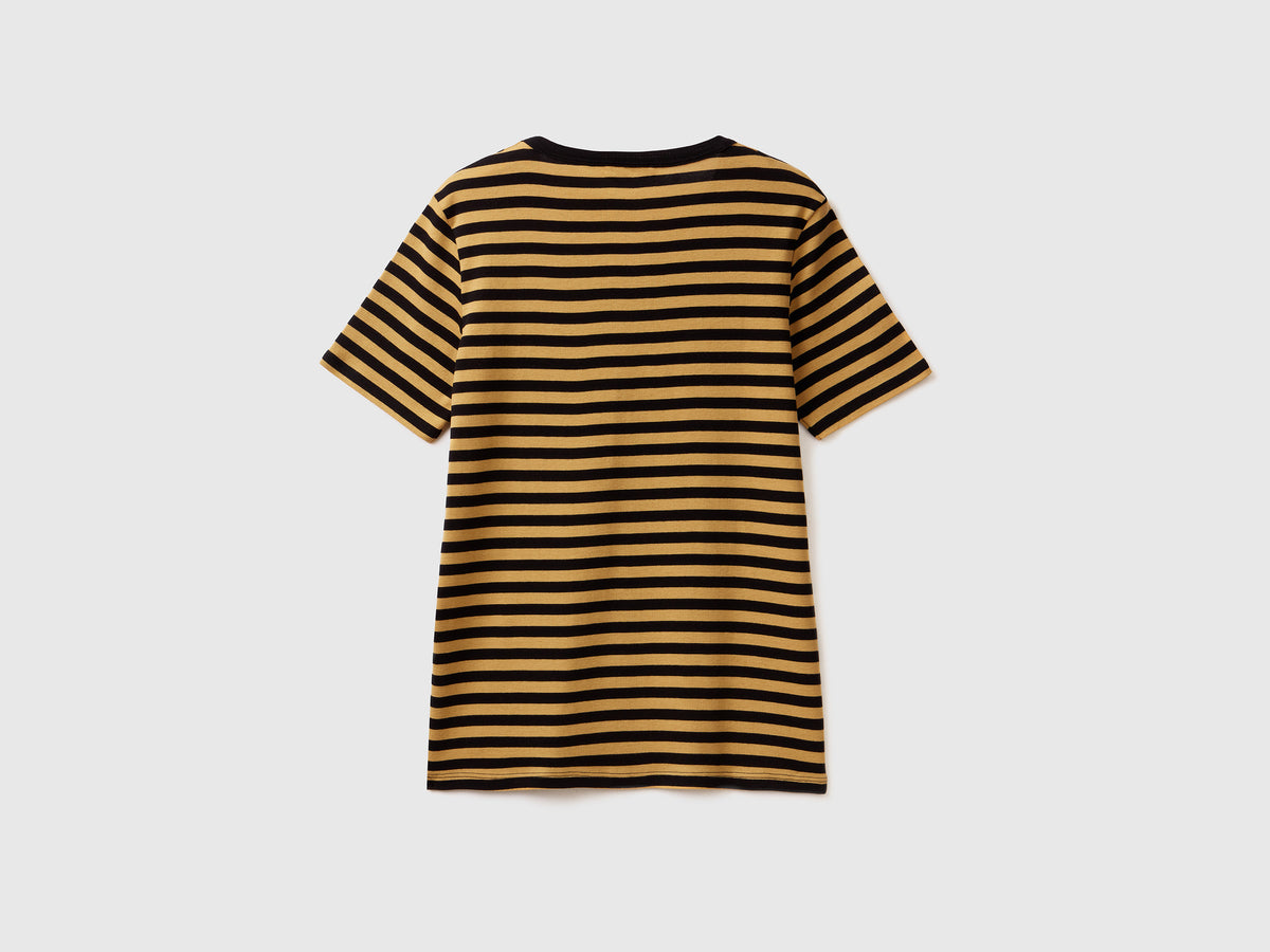 T-shirt girocollo a righe