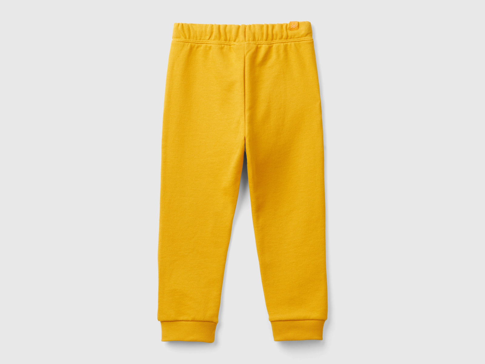 Joggers in felpa regular fit da bimbo senape 2 | Benetton Outlet