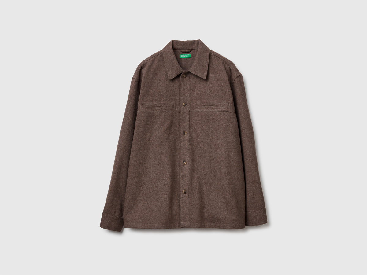 Overshirt in flanella
