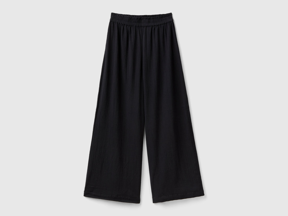 Pantaloni con gamba ampia