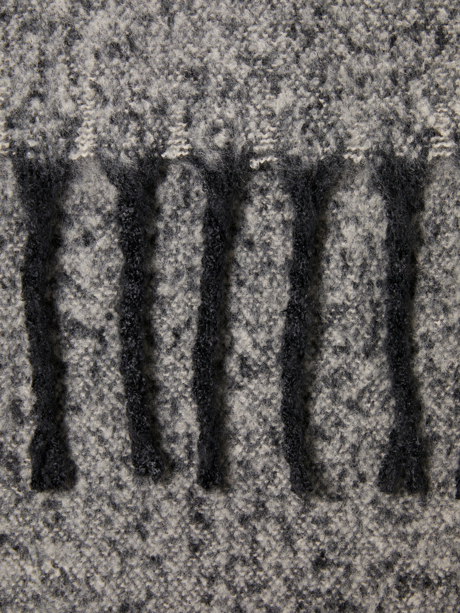 Sciarpa fluffy da uomo grigio 2 | Sisley Outlet