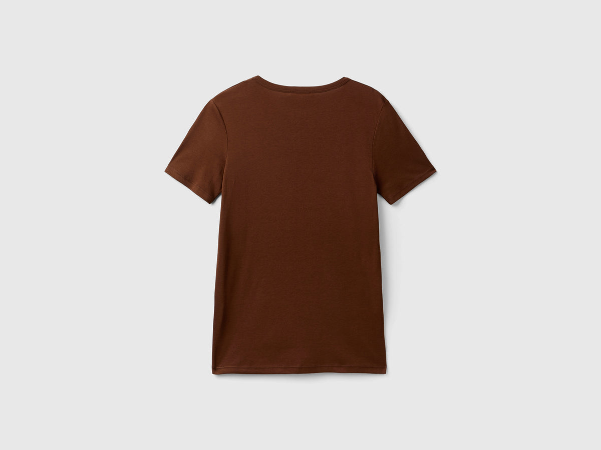 T-shirt in cotone a fibra lunga