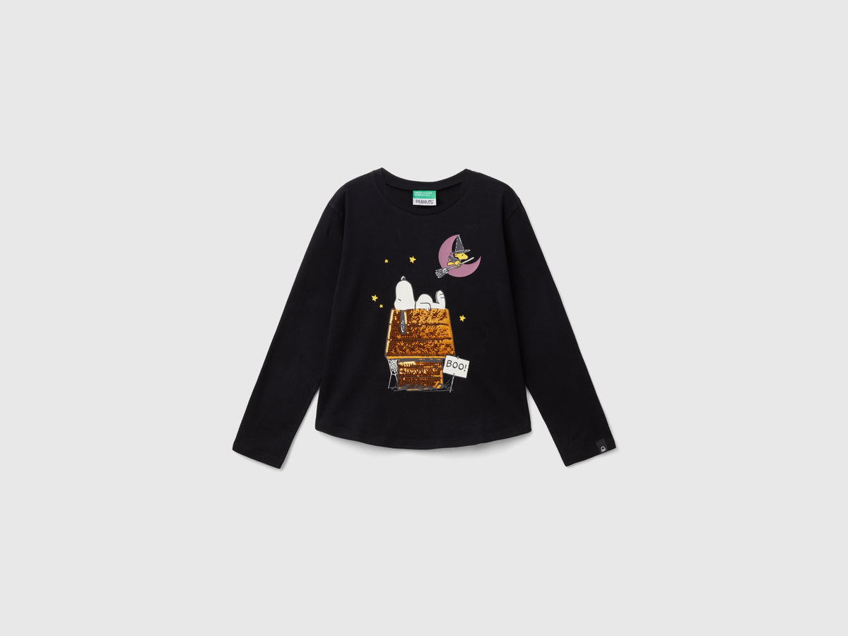 ©Peanuts T-shirt with print and sequins
