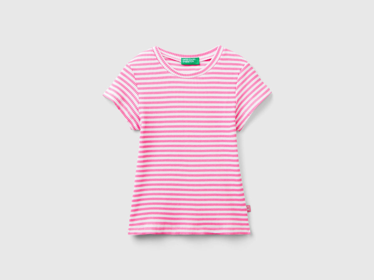 Maglietta slim fit a righe