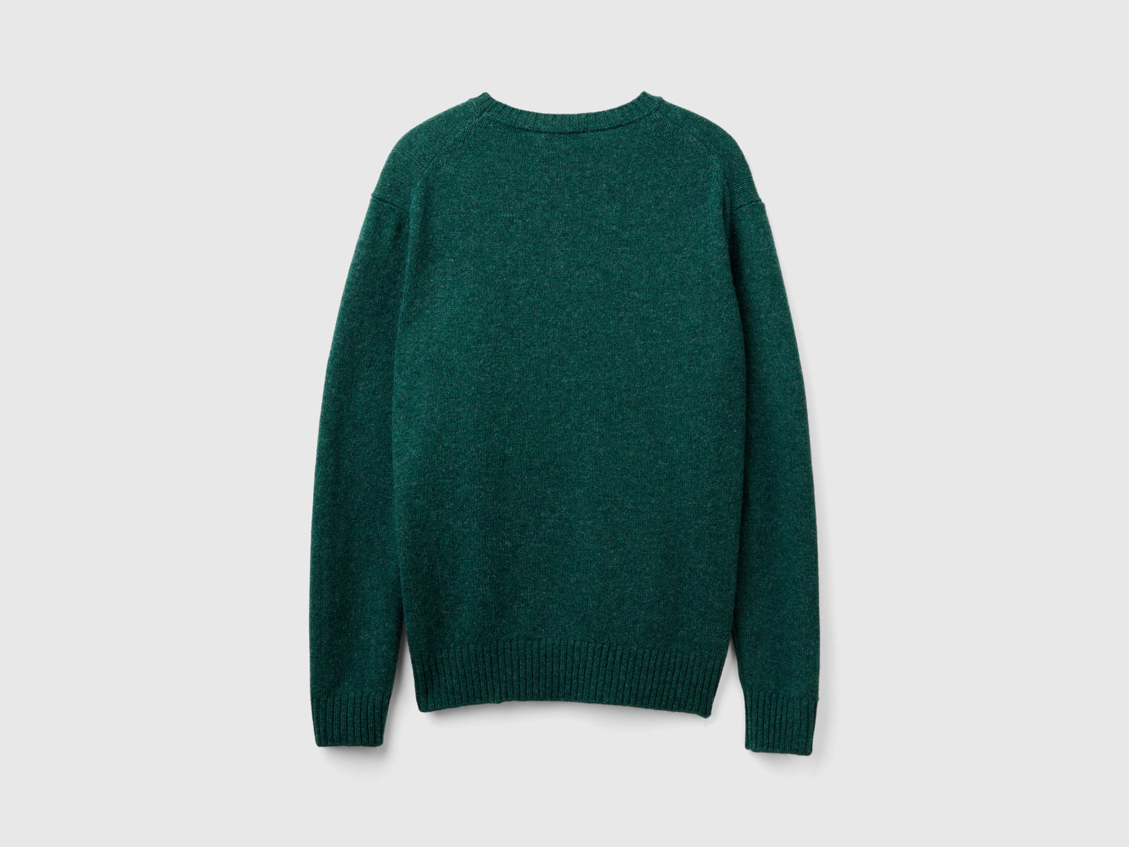 Maglia in lana Shetland da uomo verde 2 | Benetton Outlet