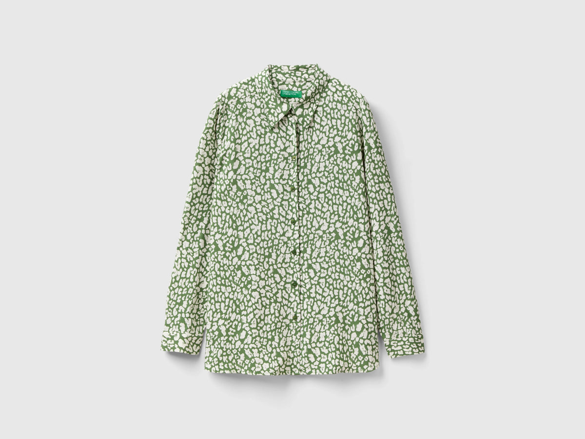 Camicia fantasia in viscosa