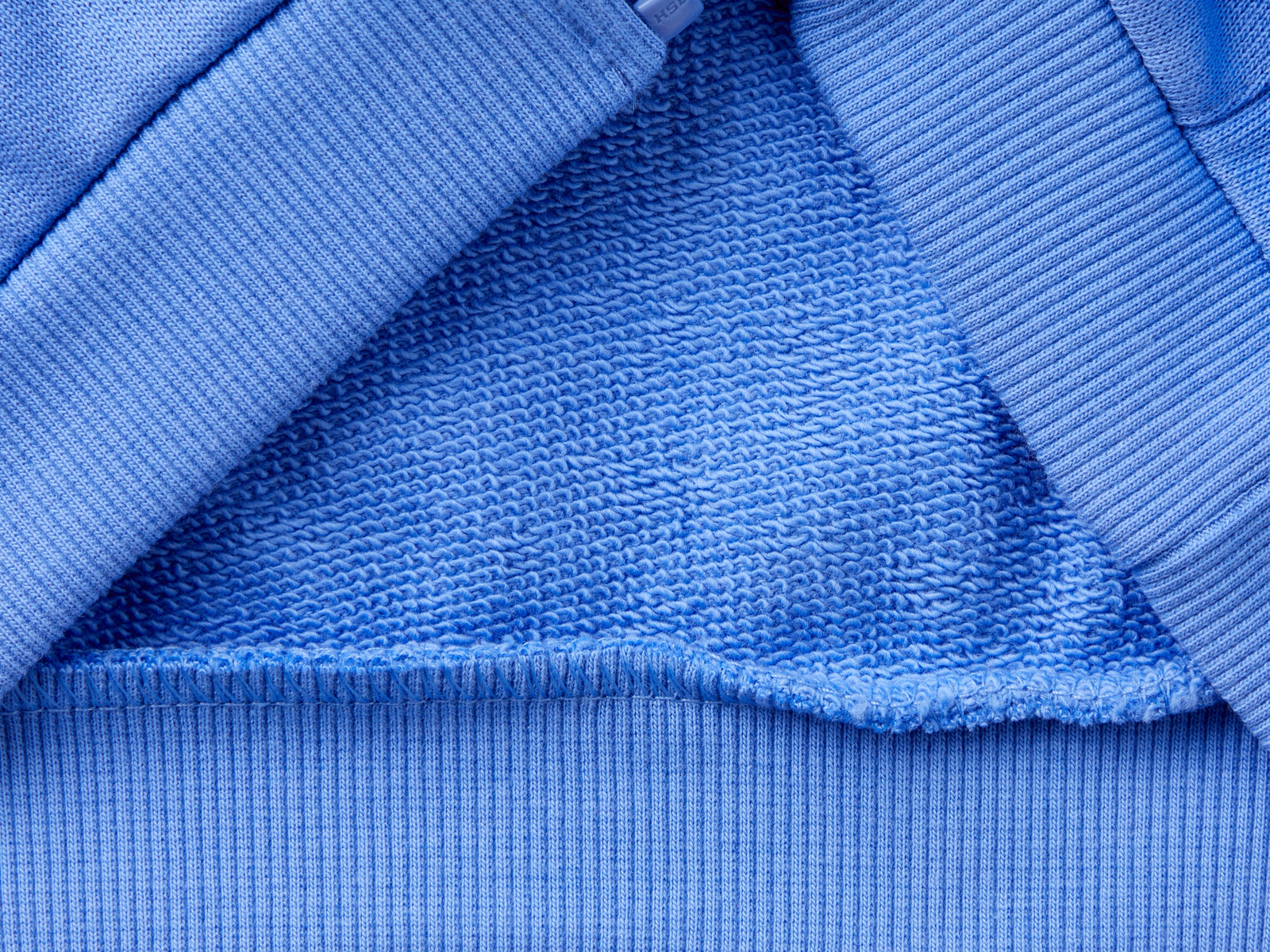 Felpa con zip in cotone bio da bimba pervinca 3 | Benetton Outlet