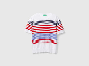 Maglia manica corta a righe