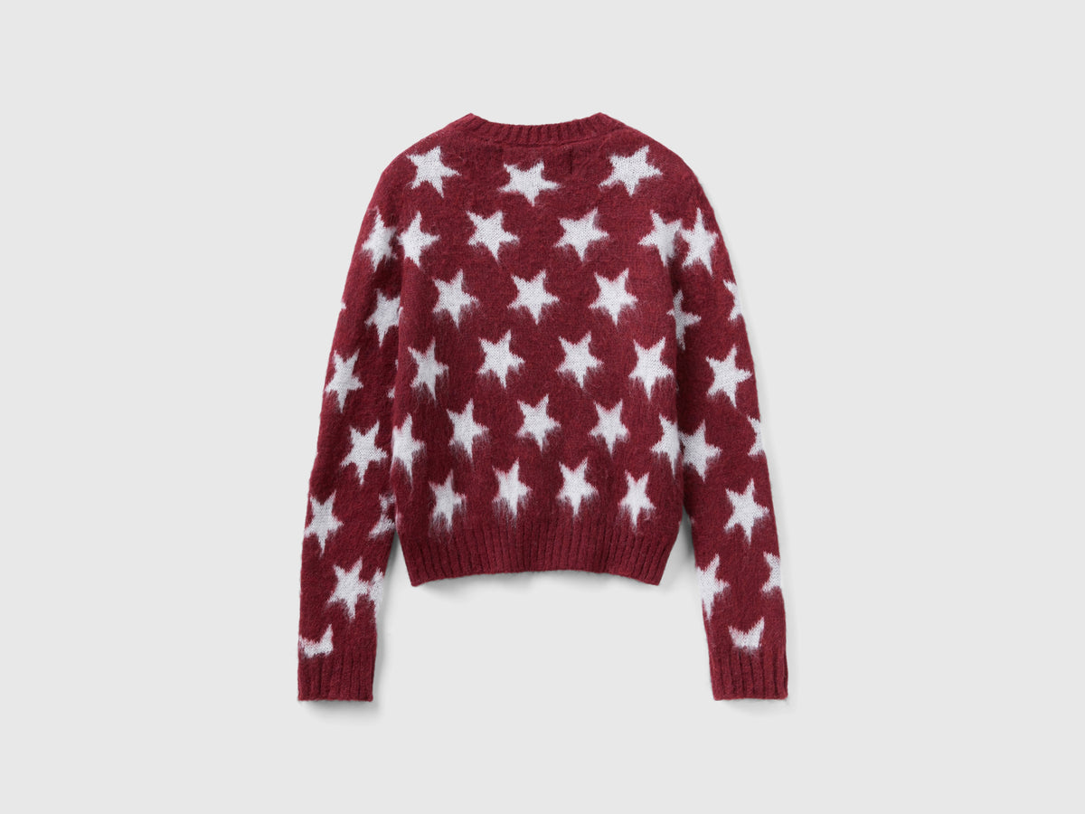 Calda maglia con stelle