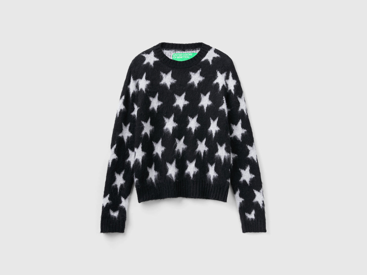 Calda maglia con stelle