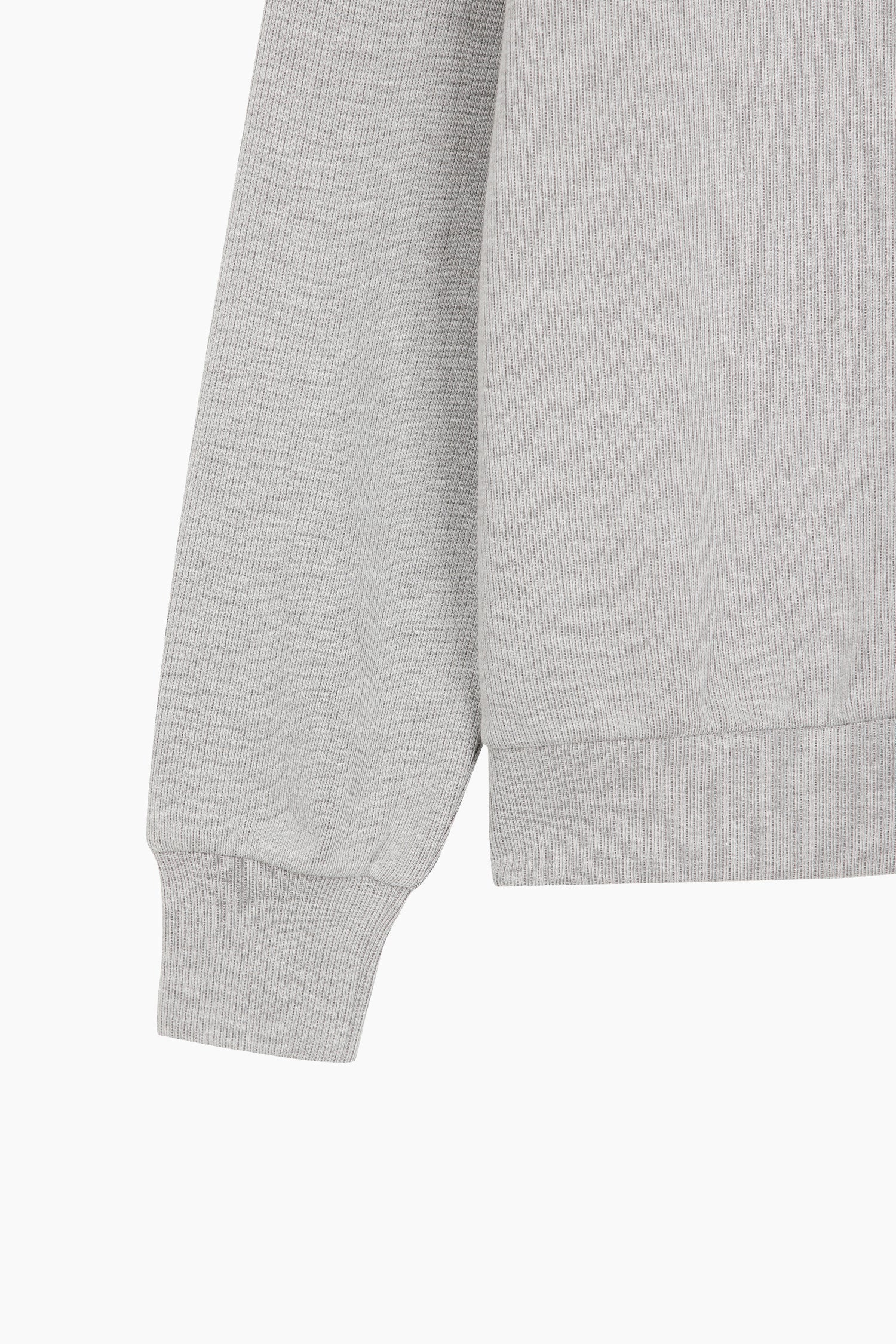 Felpa chiusa con ricamo da donna grigio chiaro 4 | Sisley Outlet