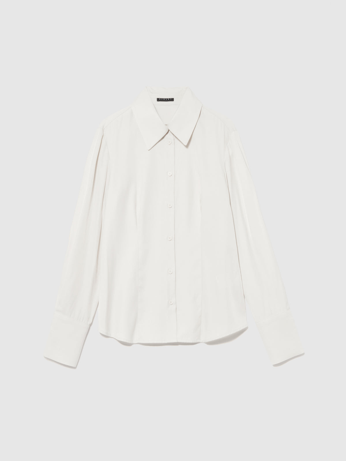 Camicia slim fit in satin