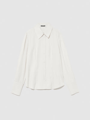 Camicia slim fit in satin