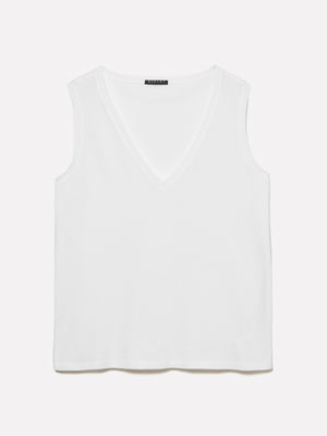 Canotta con scollo a V