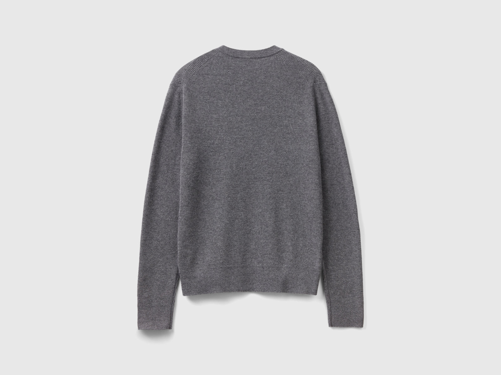 Maglia in misto cashmere da uomo grigio 2 | Benetton Outlet