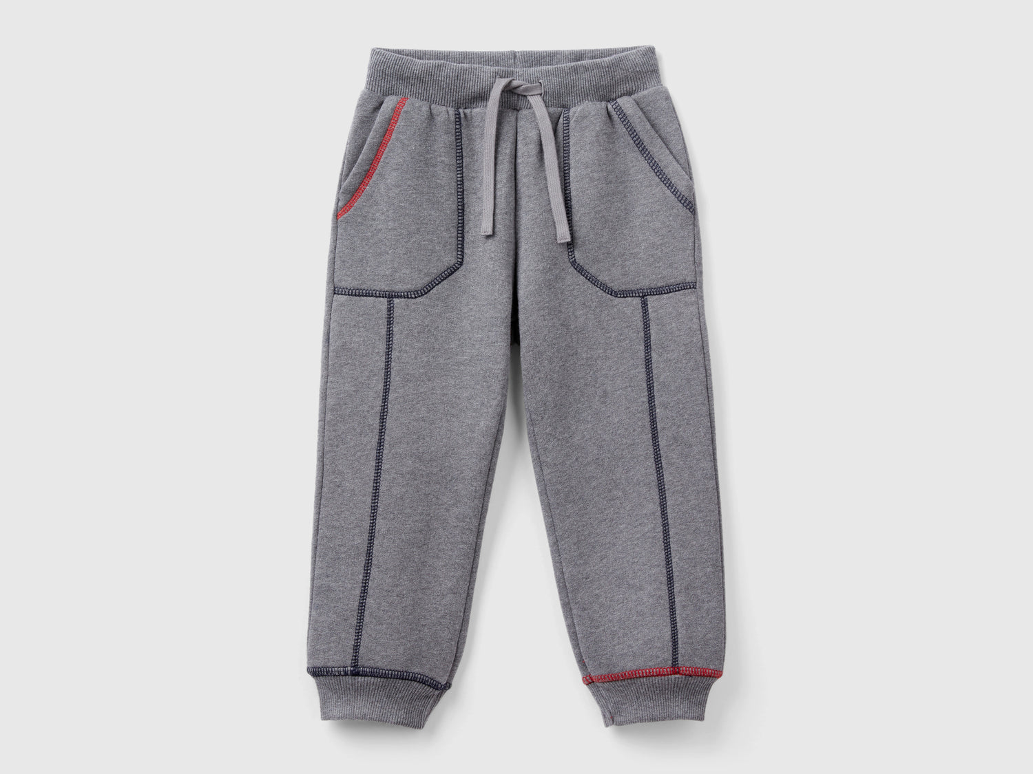 Joggers in calda felpa da bimbo grigio scuro | Benetton Outlet