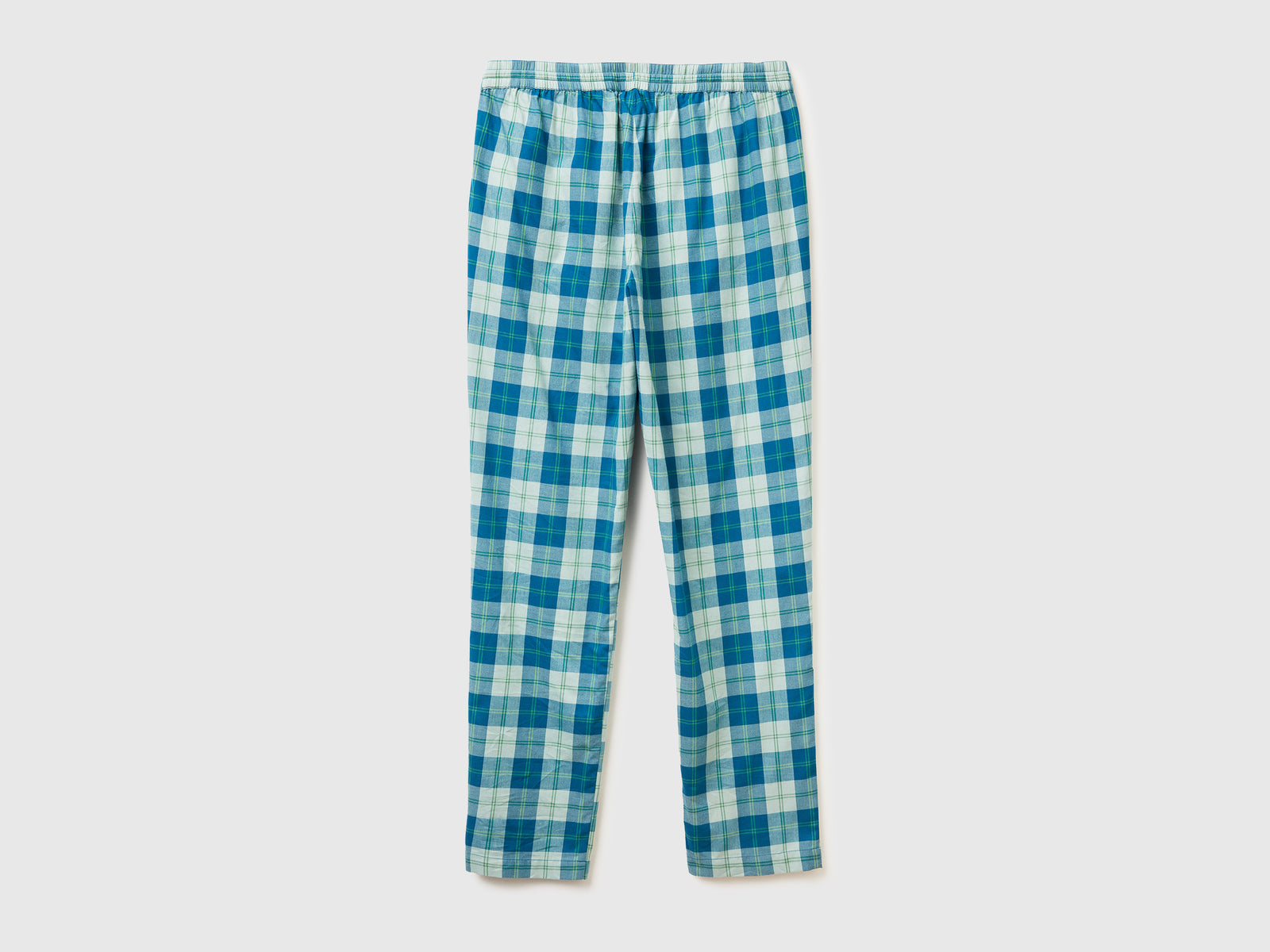 Pantaloni a quadri da uomo blu 2 | Benetton Outlet
