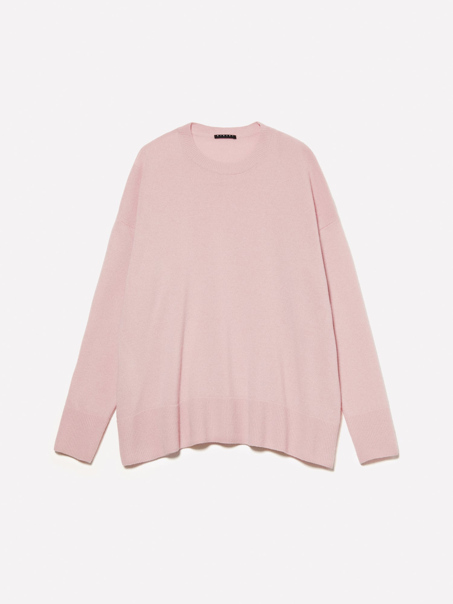 Maglia girocollo in misto lana rosa chiaro da donna rosa tenue | Sisley Outlet