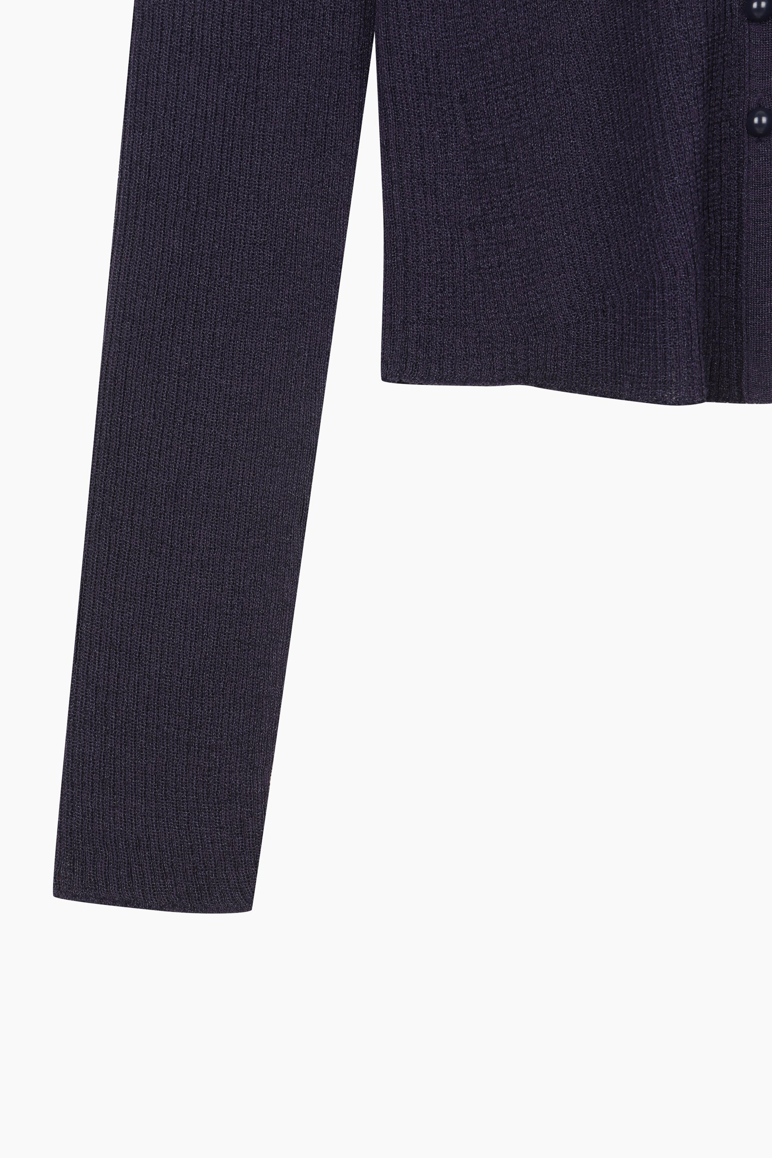 Cardigan blu con bottoni a perla da donna blu scuro 4 | Sisley Outlet
