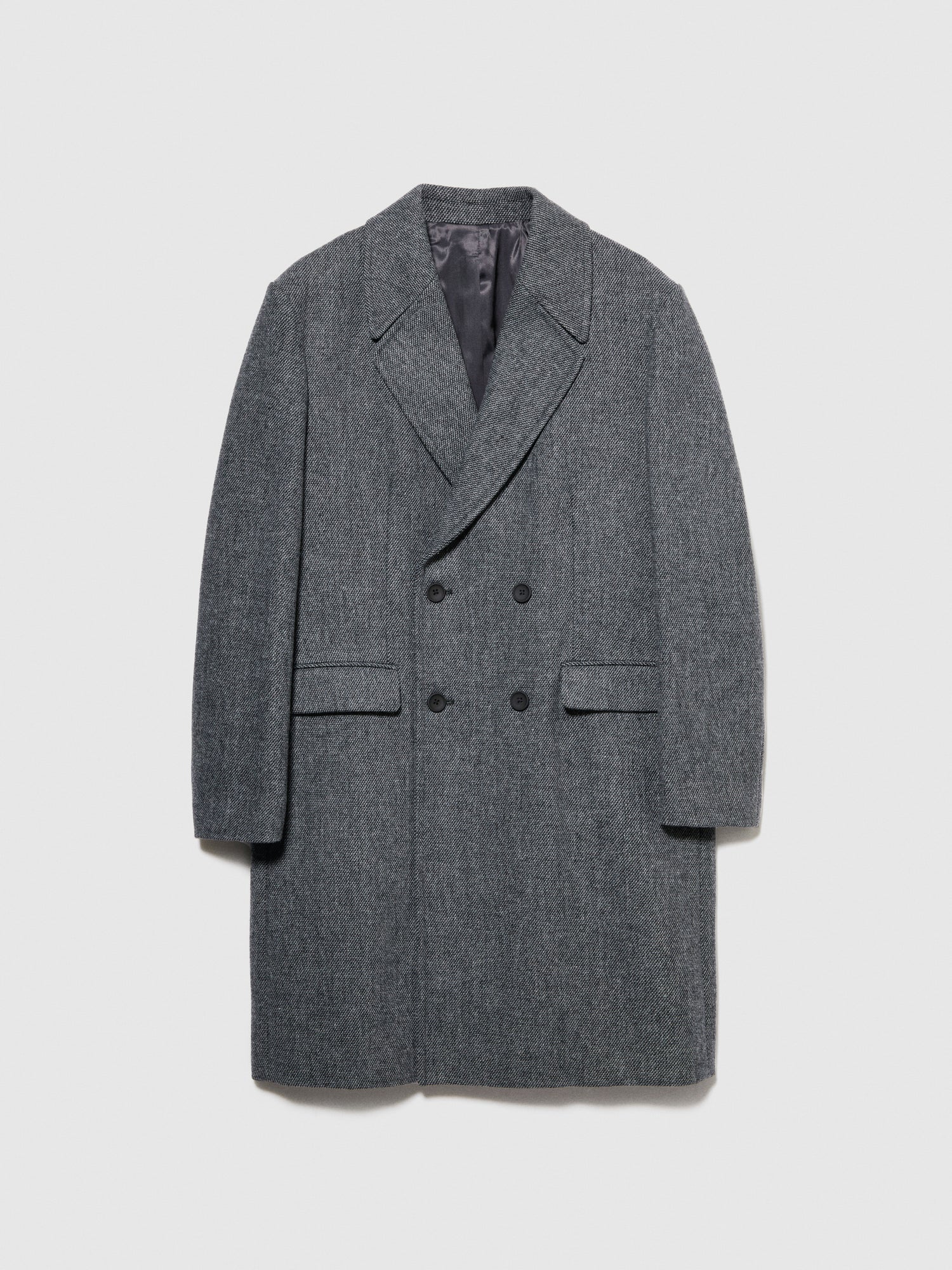 Cappotto doppiopetto da uomo grigio | Sisley Outlet