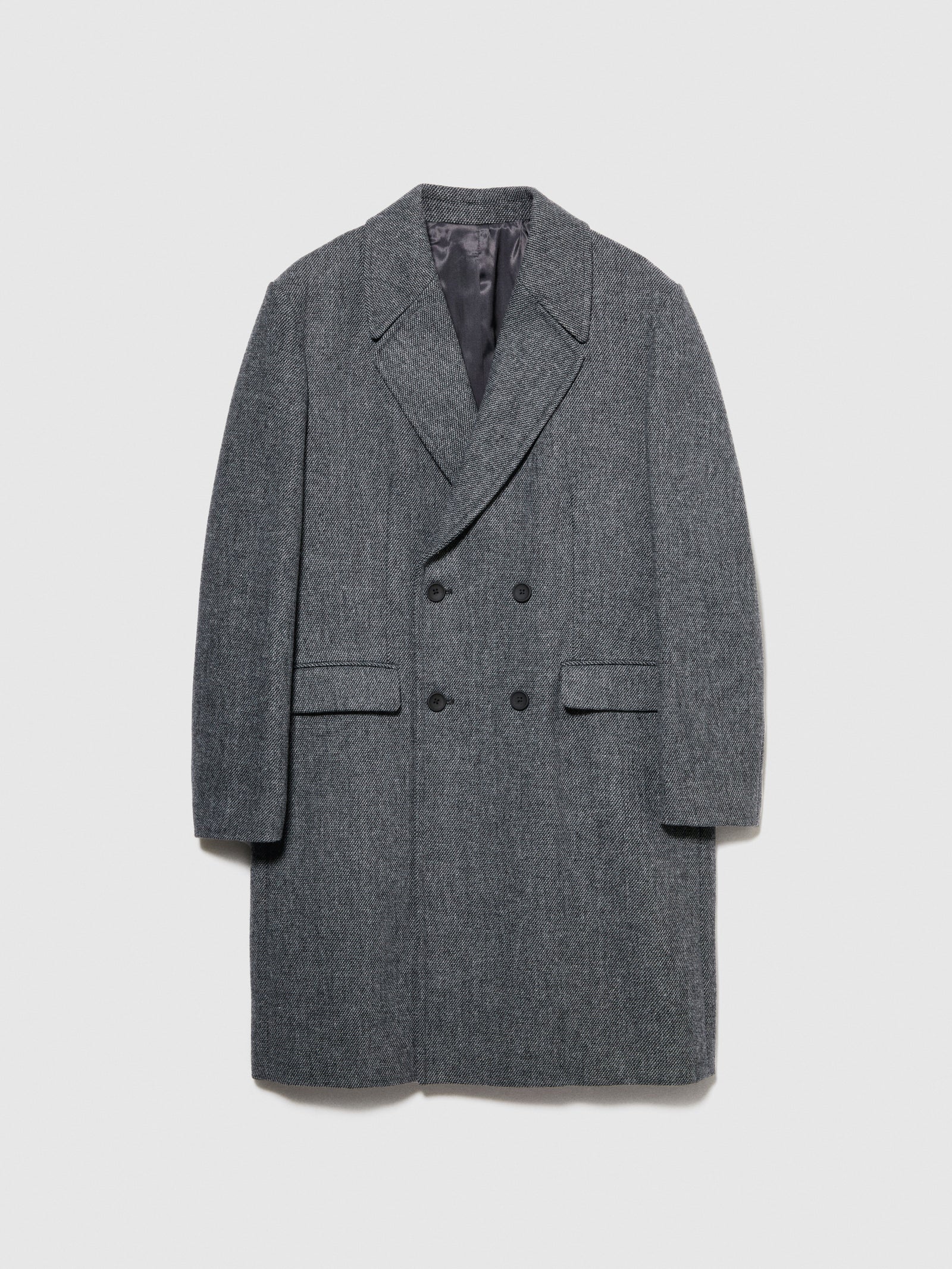 Cappotto doppiopetto da uomo grigio | Sisley Outlet