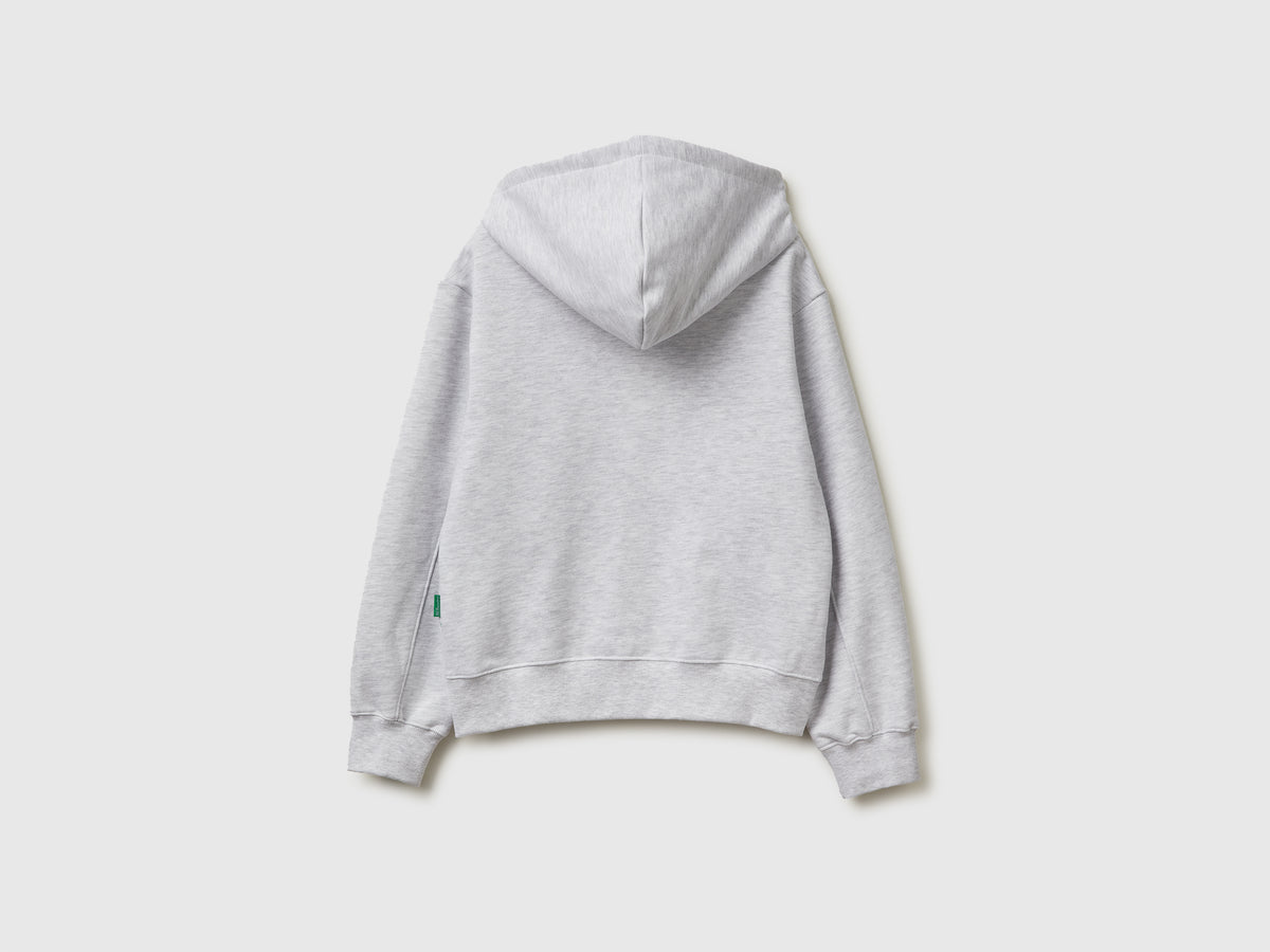 Felpa con cappuccio e zip