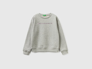 Felpa 100% cotone con logo