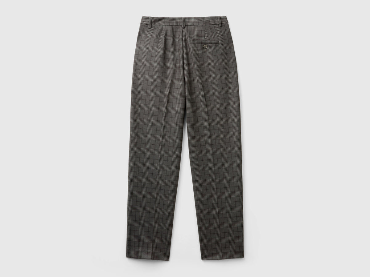 Pantaloni regular fit principe di Galles