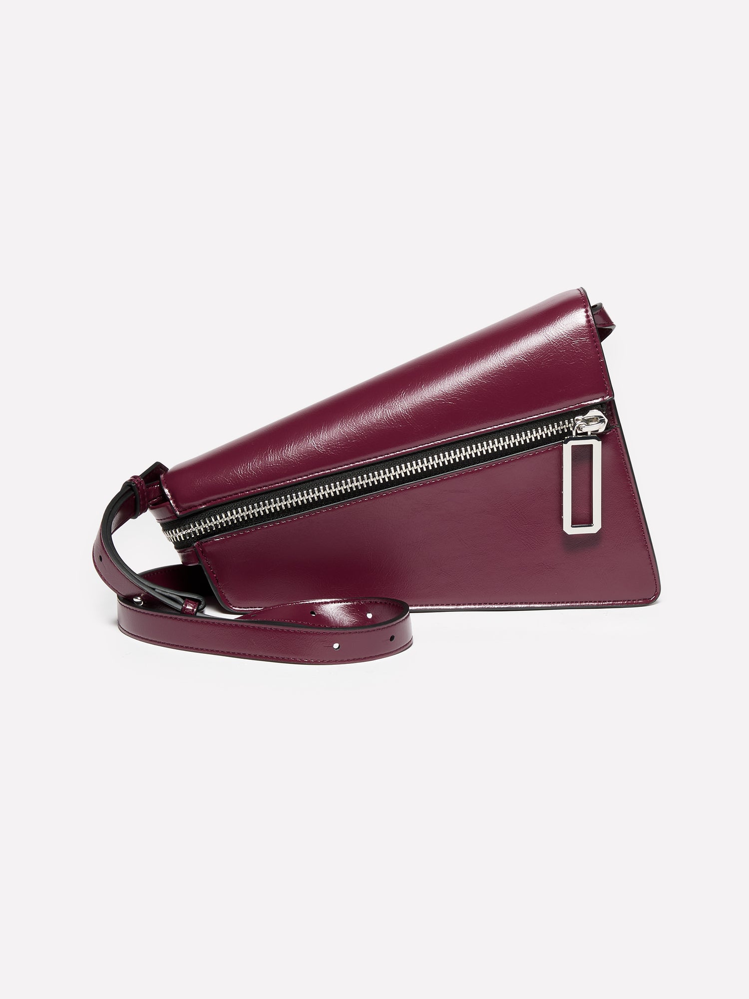Borsa asimmetrica da donna bordeaux | Sisley Outlet