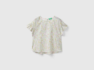 Blusa fantasia in cotone leggero