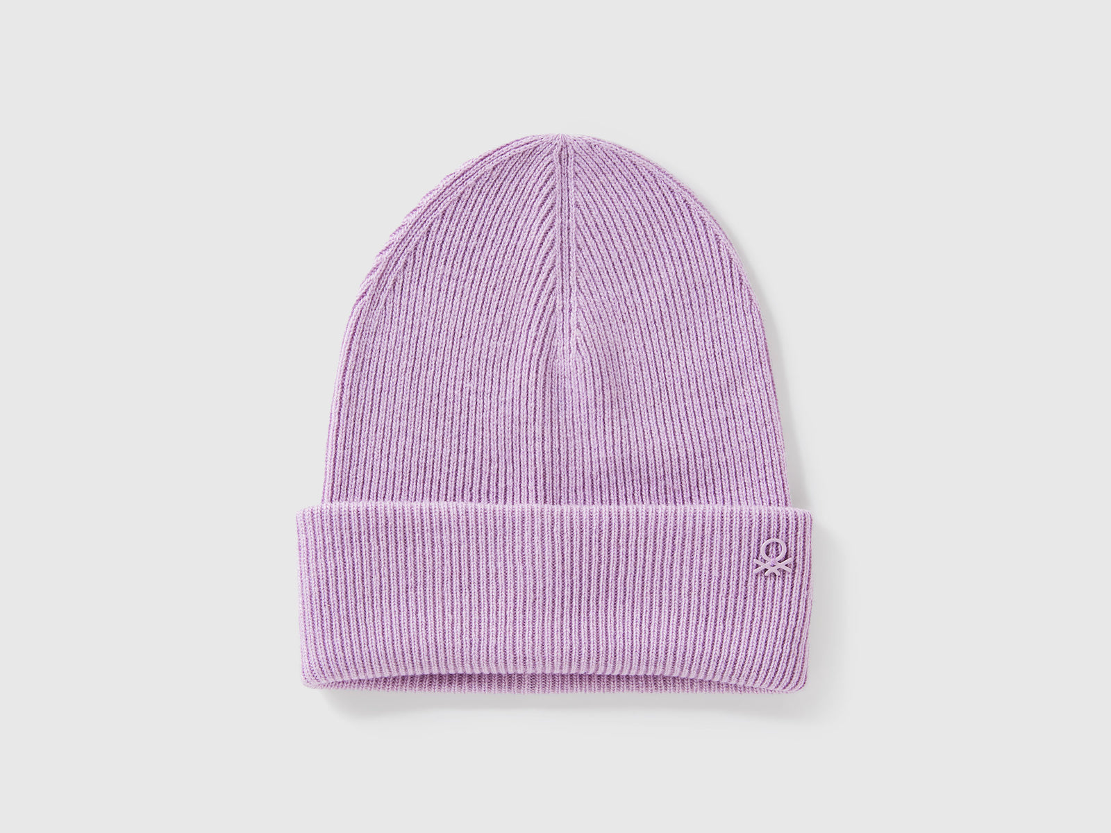 Berretto in misto lana da bambino lavanda | Benetton Outlet
