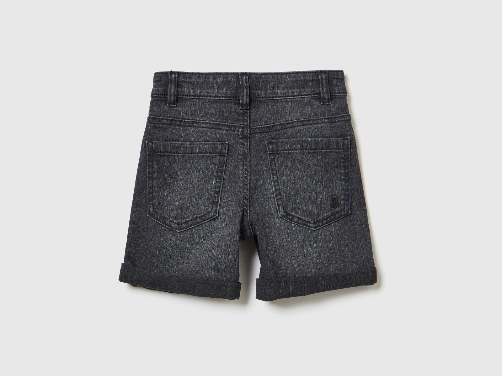 Bermuda in denim da bimbo nero 2 | Benetton Outlet