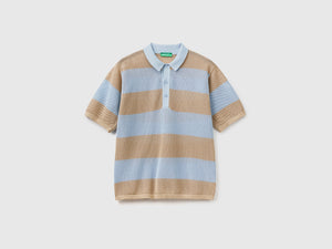 Polo in maglia a righe