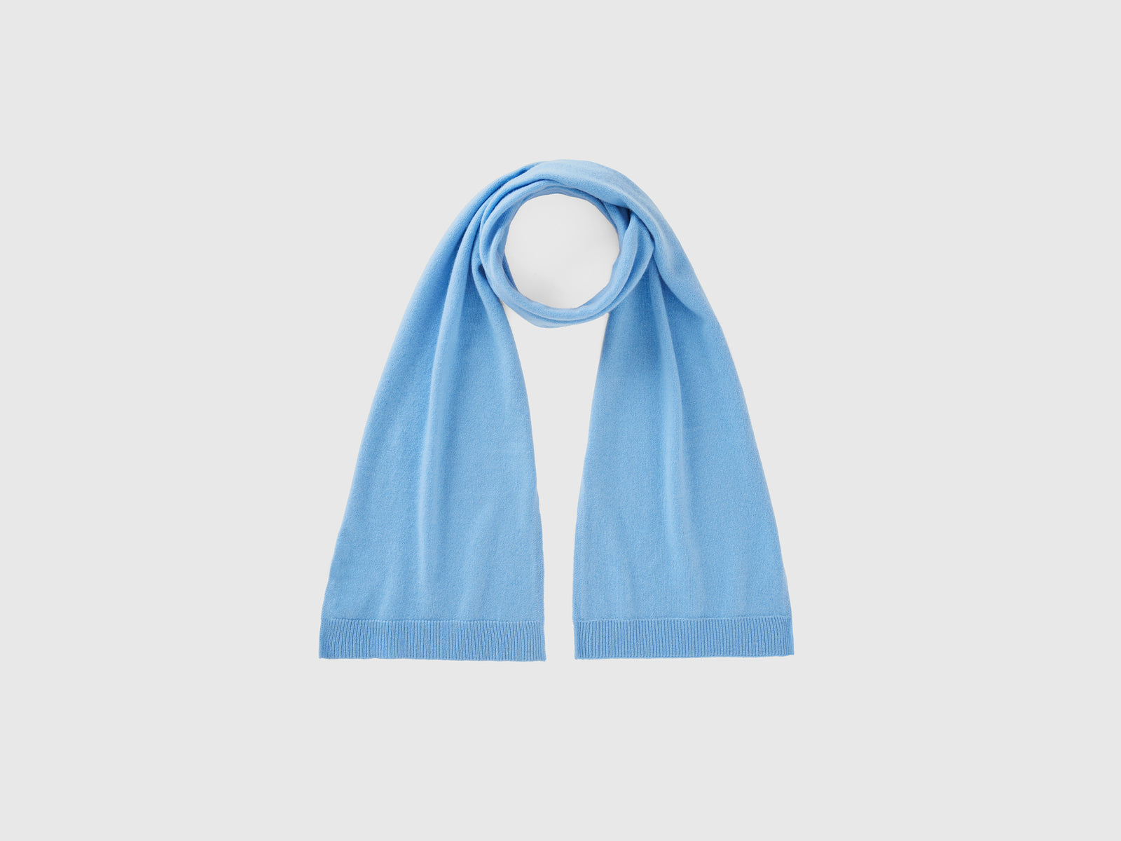 Sciarpa in puro cashmere da donna azzurro | Benetton Outlet