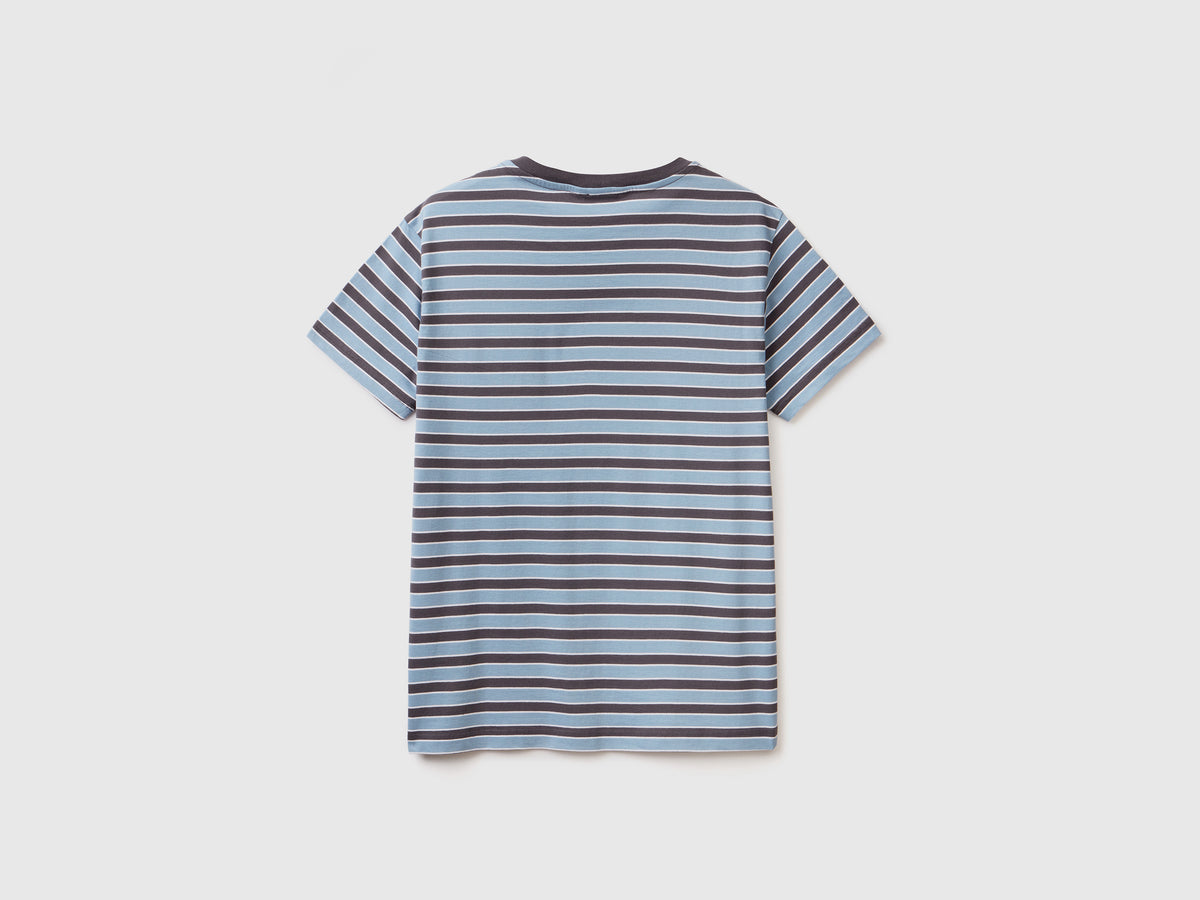 T-shirt a righe 100% cotone
