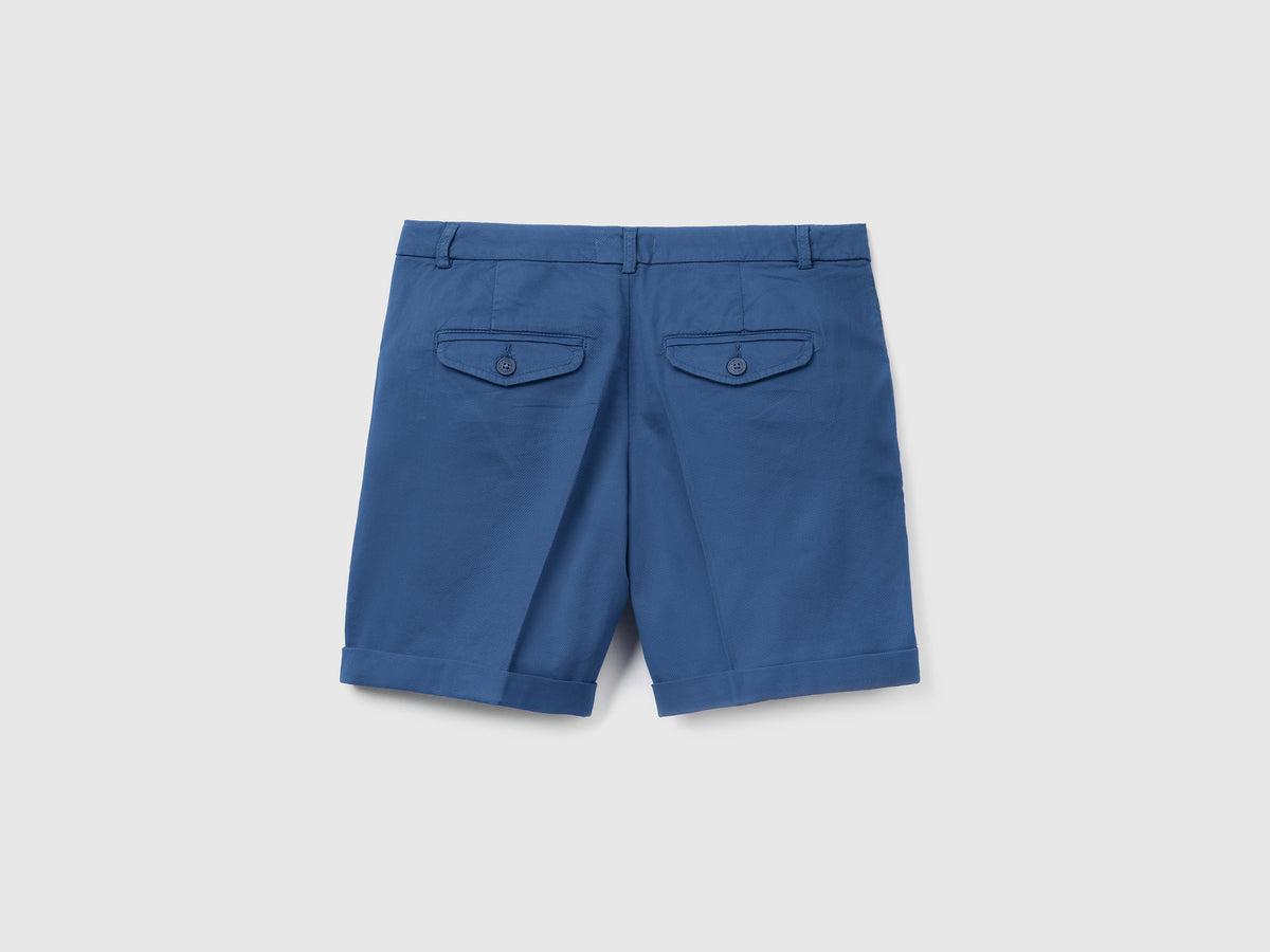 Bermuda in cotone stretch