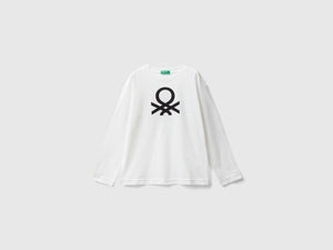 T-shirt manica lunga con logo