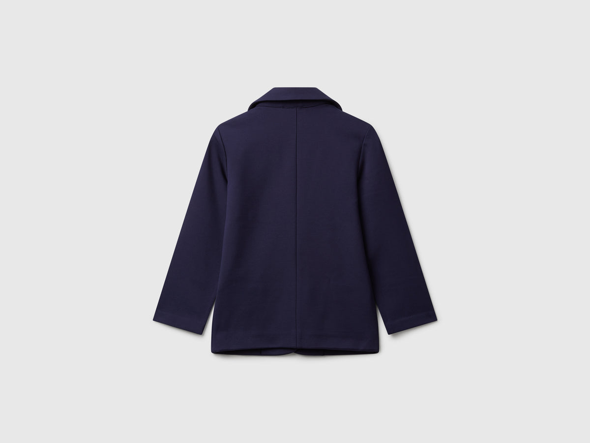 Blazer in misto viscosa stretch
