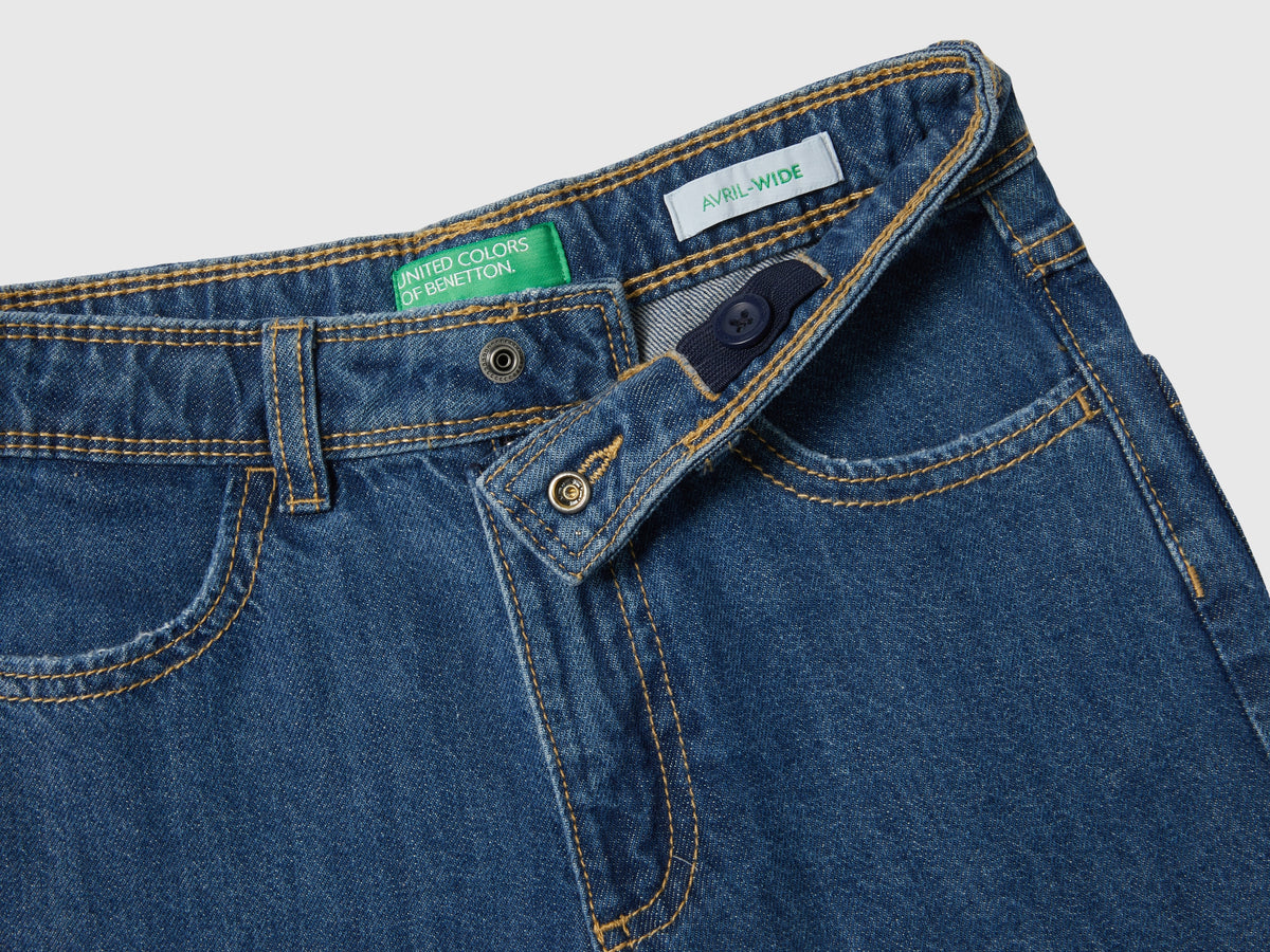 Jeans cargo wide fit