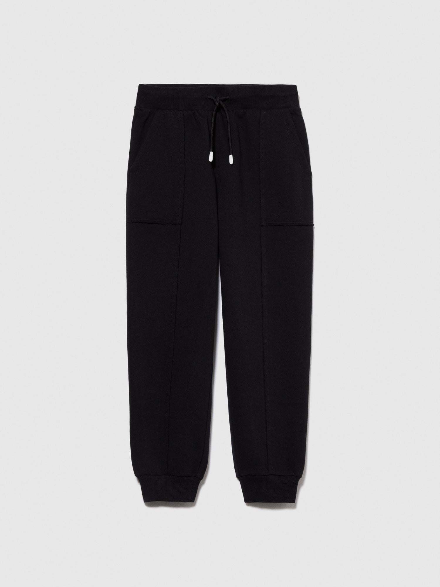 Joggers over in felpa da bambino nero | Sisley young Outlet