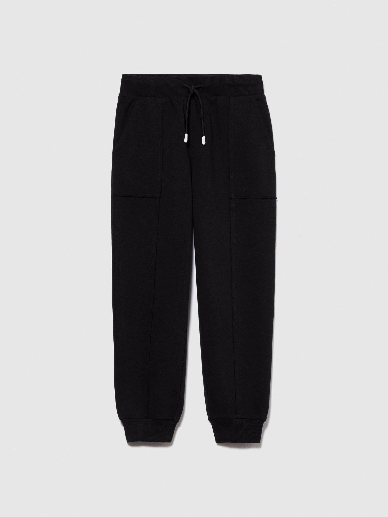 Joggers over in felpa da bambino nero | Sisley young Outlet