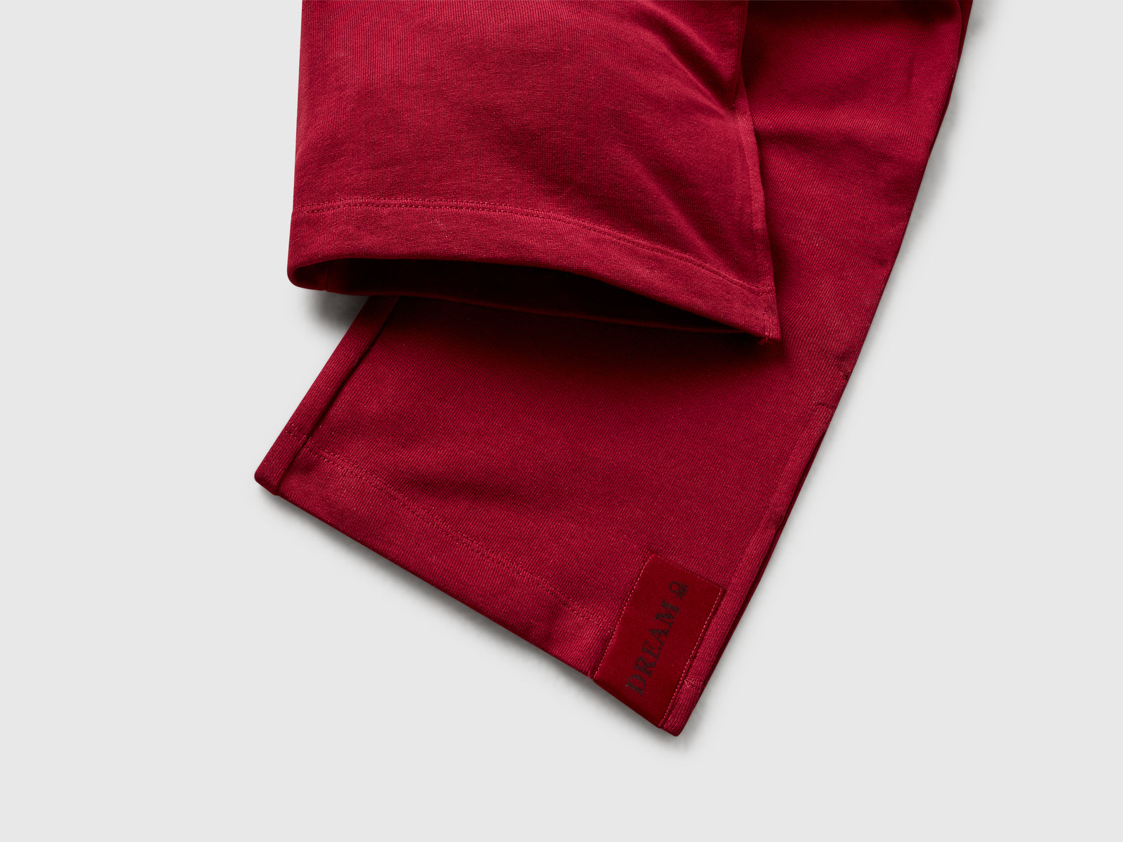 Pantaloni ampi in felpa da bambina bordeaux 3 | Benetton Outlet