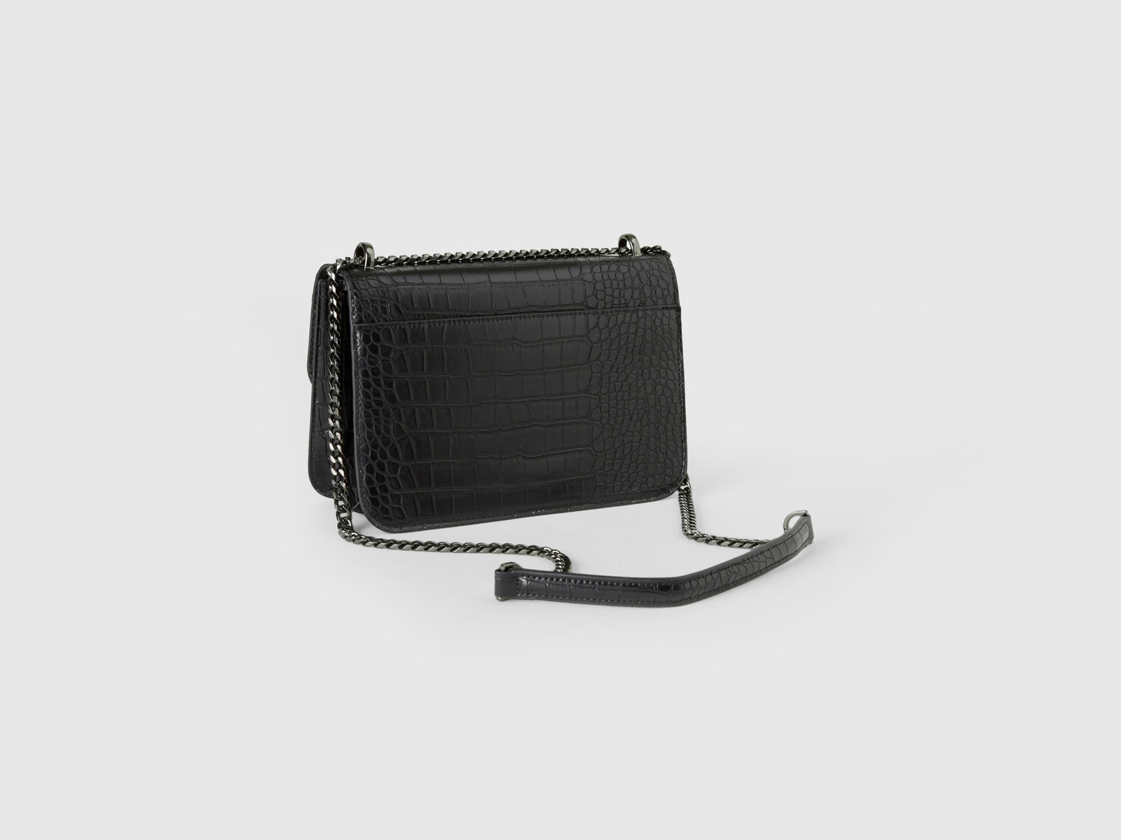 Be Bag grande stampa cocco da donna nero 2 | Benetton Outlet