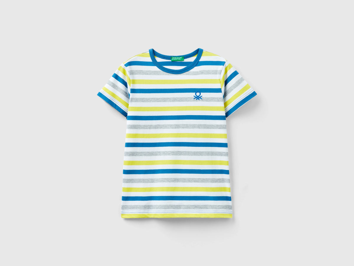Maglietta a righe 100% cotone