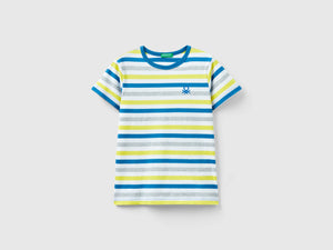 Maglietta a righe 100% cotone